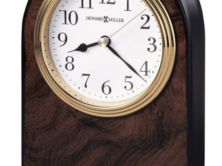 7 H Bedford Table-top Clock High-Gloss Walnut For Sale