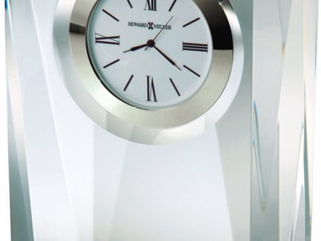 7 H Quest Mantel Clock in Polished Silver For Discount