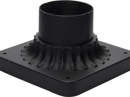 4 H Maxim Outdoor Cast Pier Mount Black Online Hot Sale