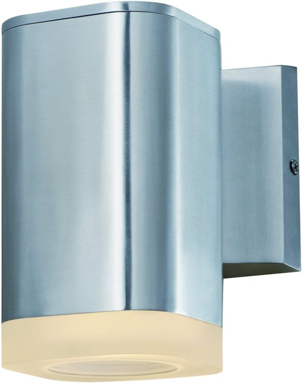 5 H Lightray LED Outdoor Wall Sconce Brushed Aluminum Online Hot Sale