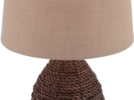 24 H Pouria 1-Light Table Lamps Dark Brown For Cheap