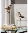 13 H Passerines Bird Sculptures Set of 2 Discount