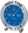 6 H Tide Mate III Clock Silver Tone For Sale