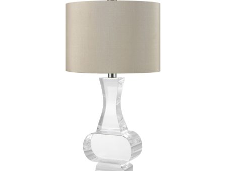 21 H 1-Light Chalette Table Lamp Clear Online Hot Sale