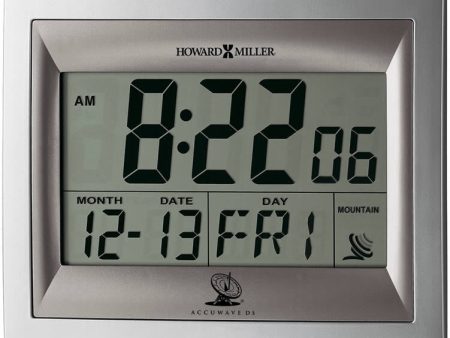 9 H Techtime II Wall Clock Silver For Discount