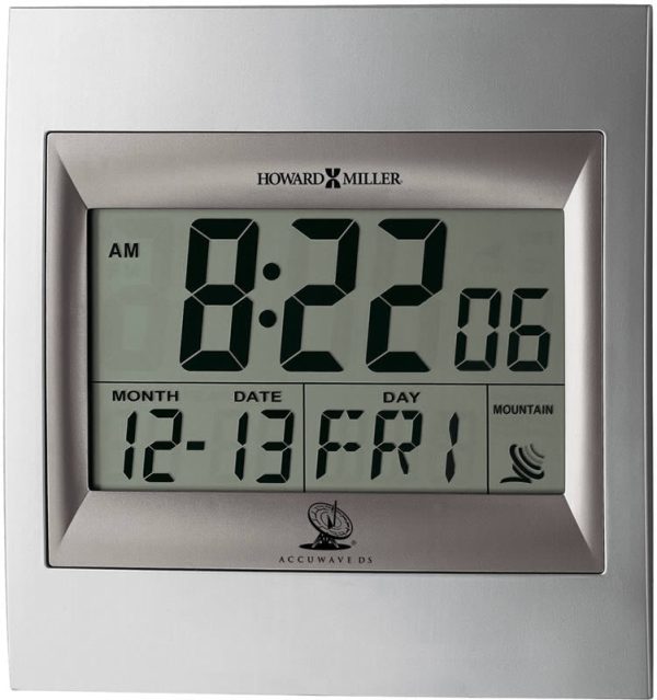 9 H Techtime II Wall Clock Silver For Discount