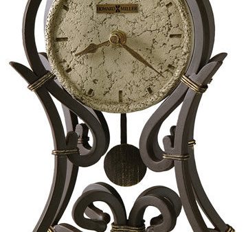 12 H Vercelli Mantel Clock Aged Iron Online Sale