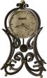 12 H Vercelli Mantel Clock Aged Iron Online Sale