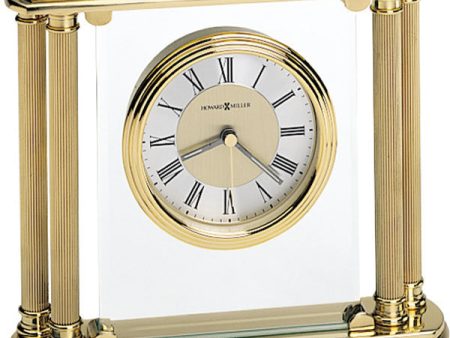 7 H Athens Table-top Clock Brushed Brass Sale