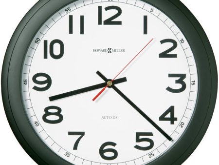 12 H Norcross Wall Clock Matte Black on Sale