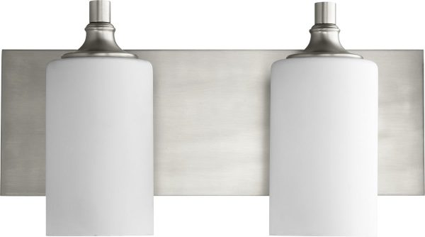 17 W Celeste 2-light Bath Vanity Light Satin Nickel Online Sale