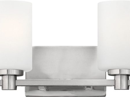 13 W Karlie 2-Light Bath Light Brushed Nickel Cheap