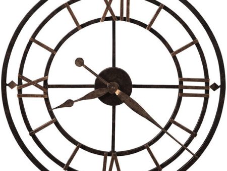 21 H York Station Wall Clock Antique Gold Online Hot Sale