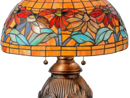 20 H Black Eyed Susan Table Lamp For Cheap