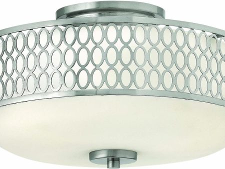 15 W Jules 2-Light LED Chandelier Brushed Nickel Fashion