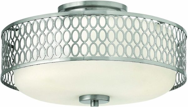 15 W Jules 2-Light LED Chandelier Brushed Nickel Fashion