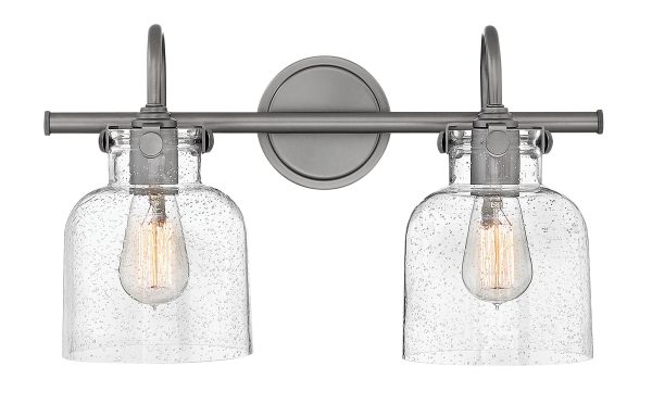 19 W Congress 2-Light Bath Two Light in Antique Nickel Online Hot Sale