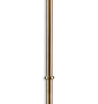 35 H Laton 1-Light Table Lamp Brushed Brass on Sale