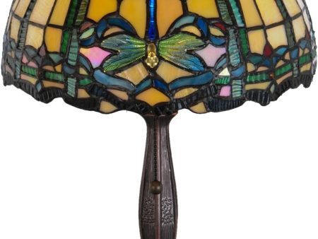 19 H Dragonfly Trellis Accent Lamp Sale