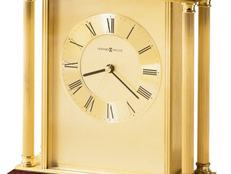 9 H Carlton Table-top Clock Rosewood Hall Hot on Sale