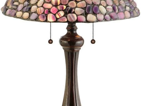 25 H Agata Purple Table Lamp Online