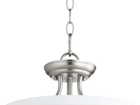 13 W Rossington 2-light Dual Mount Light Fixture Satin Nickel Discount