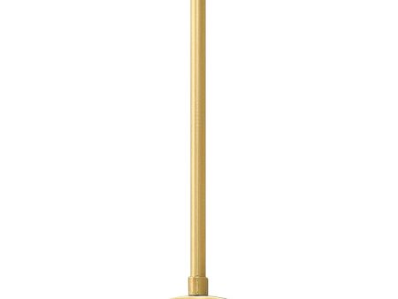 12 W Somerset 1-Light Stem Hung Pendant in Heritage Brass Online now