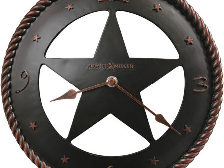 11 H Maverick Wall Clock Aged Bronze For Cheap