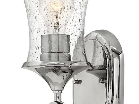 5 W Thistledown 1-Light Bath Sconce in Polished Nickel Fashion