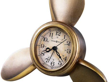 8 H Propeller Alarm Clock Antique Copper Fashion