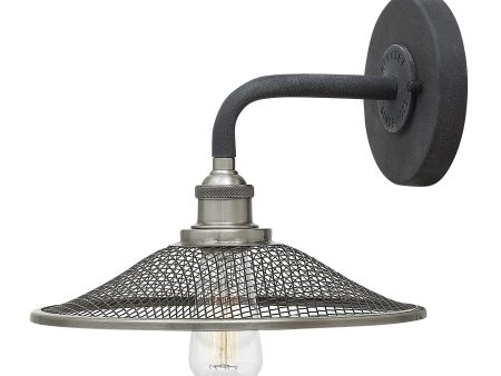 10 W Rigby 1-Light Sconce in Aged Zinc For Discount