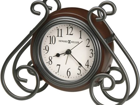 5 H Diane Tabletop Clock Medium Brown Sale