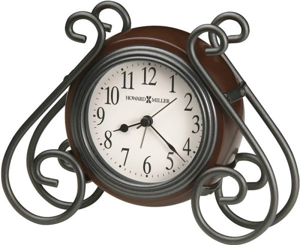 5 H Diane Tabletop Clock Medium Brown Sale