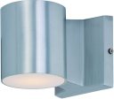 4 H Lightray 2-Light LED Outdoor Wall Light Brushed Aluminum Discount