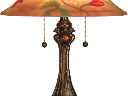 23 H Tropical Sun Table Lamp Antique Bronze Sand For Discount