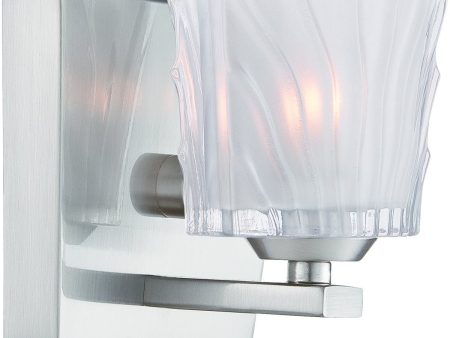 6 W Volare 1-Light Bath Satin Platinum Sale