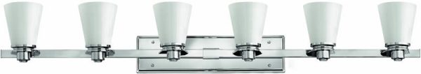 48 W Avon 6-Light Bath Vanity Chrome For Sale