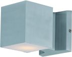 4 H Lightray 2-Light LED Outdoor Wall Light Brushed Aluminum For Cheap