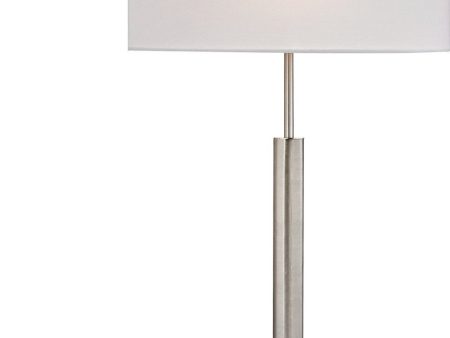 24 H Port Elizabeth 1-Light LED Table Lamp Satin Nickle Discount