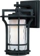 10 H Oakville 1-Light Outdoor Wall Mount Black Oxide For Sale