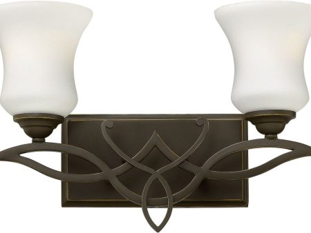 17 W Brooke 2-Light Bath Vanity Olde Bronze Online now