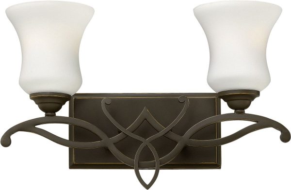 17 W Brooke 2-Light Bath Vanity Olde Bronze Online now