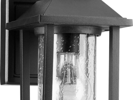 9 H Crusoe 1-light Outdoor Wall Lantern Noir Supply