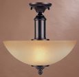 13 W Apollo Semi Flush Mount Oil Rubbed Bronze Fashion