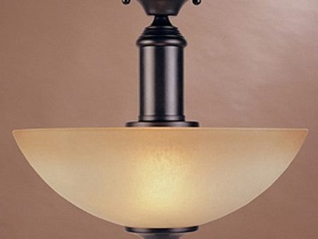 13 W Apollo Semi Flush Mount Oil Rubbed Bronze Fashion