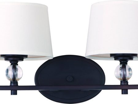 17 W Rondo 2-Light Bath Vanity Oil Rubbed Bronze Supply