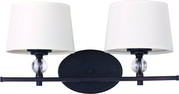 17 W Rondo 2-Light Bath Vanity Oil Rubbed Bronze Supply