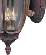 33 H Knob Hill 3-Light Outdoor Wall Mount Sienna Online now