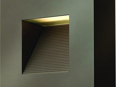 9 H Luna 2-Light LED Outdoor Wall Light Bronze For Cheap