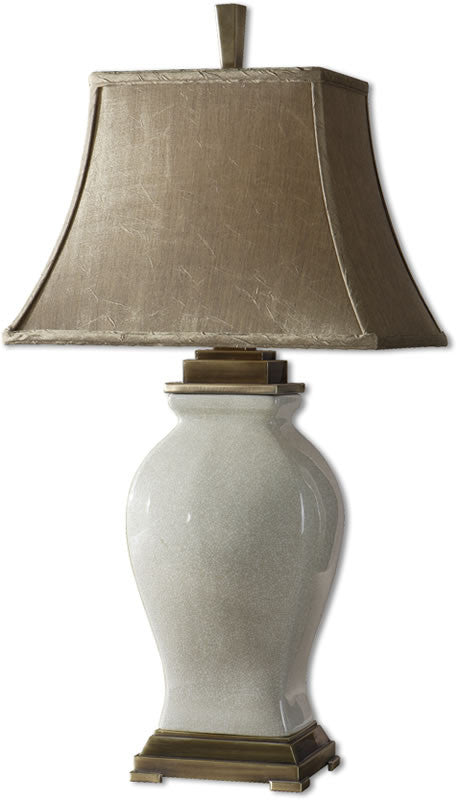 33 H Rory Ivory 1-Light Table Lamp Aged Ivory Glaze Discount